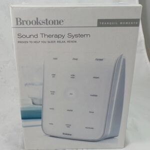 Brookstone Tranquil Moments Sound Machine - White